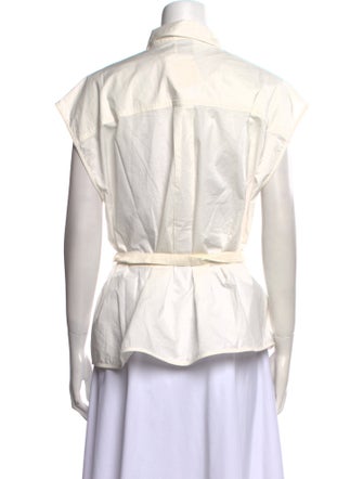 Posse Short Sleeve Button-Up Top