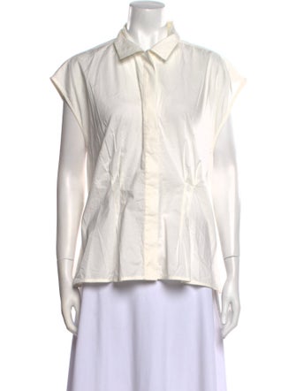 Posse Short Sleeve Button-Up Top