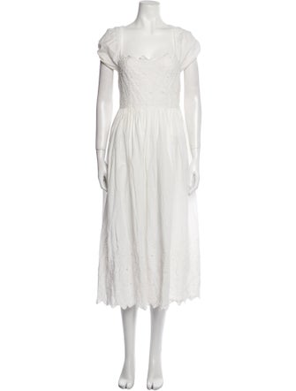 Posse Square Neckline Long Dress