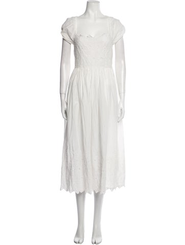 Posse Dresses Square Neckline Long Dress S