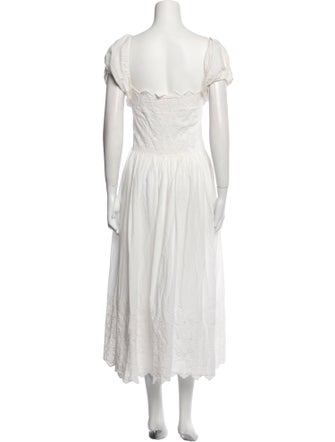 Posse Square Neckline Long Dress