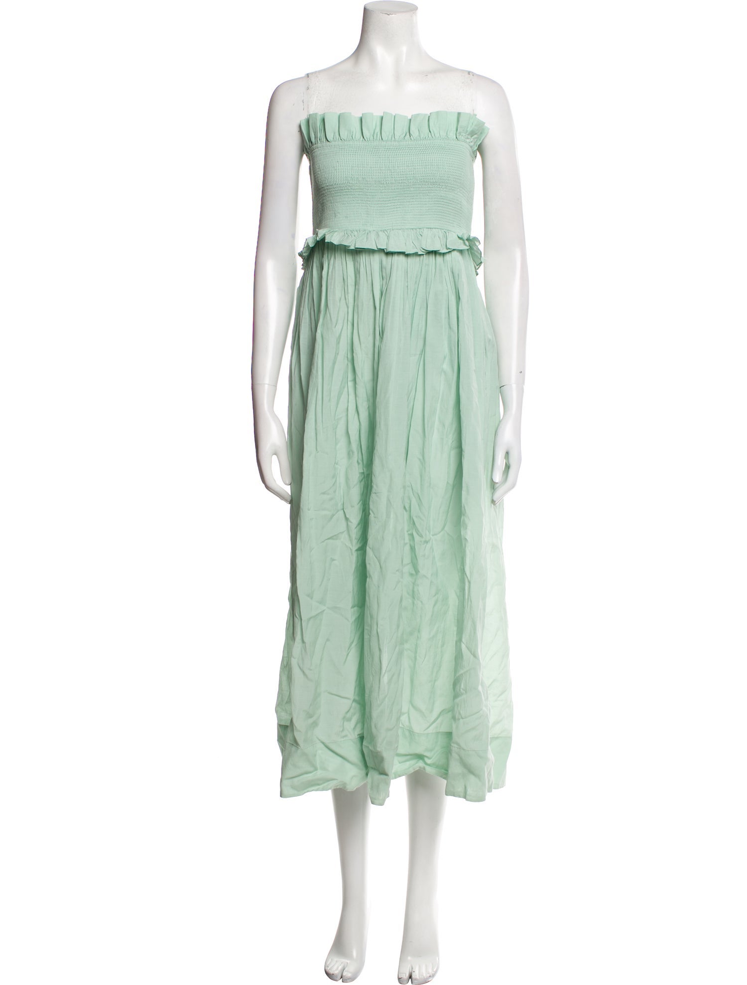 Posse Strapless Midi Length Dress