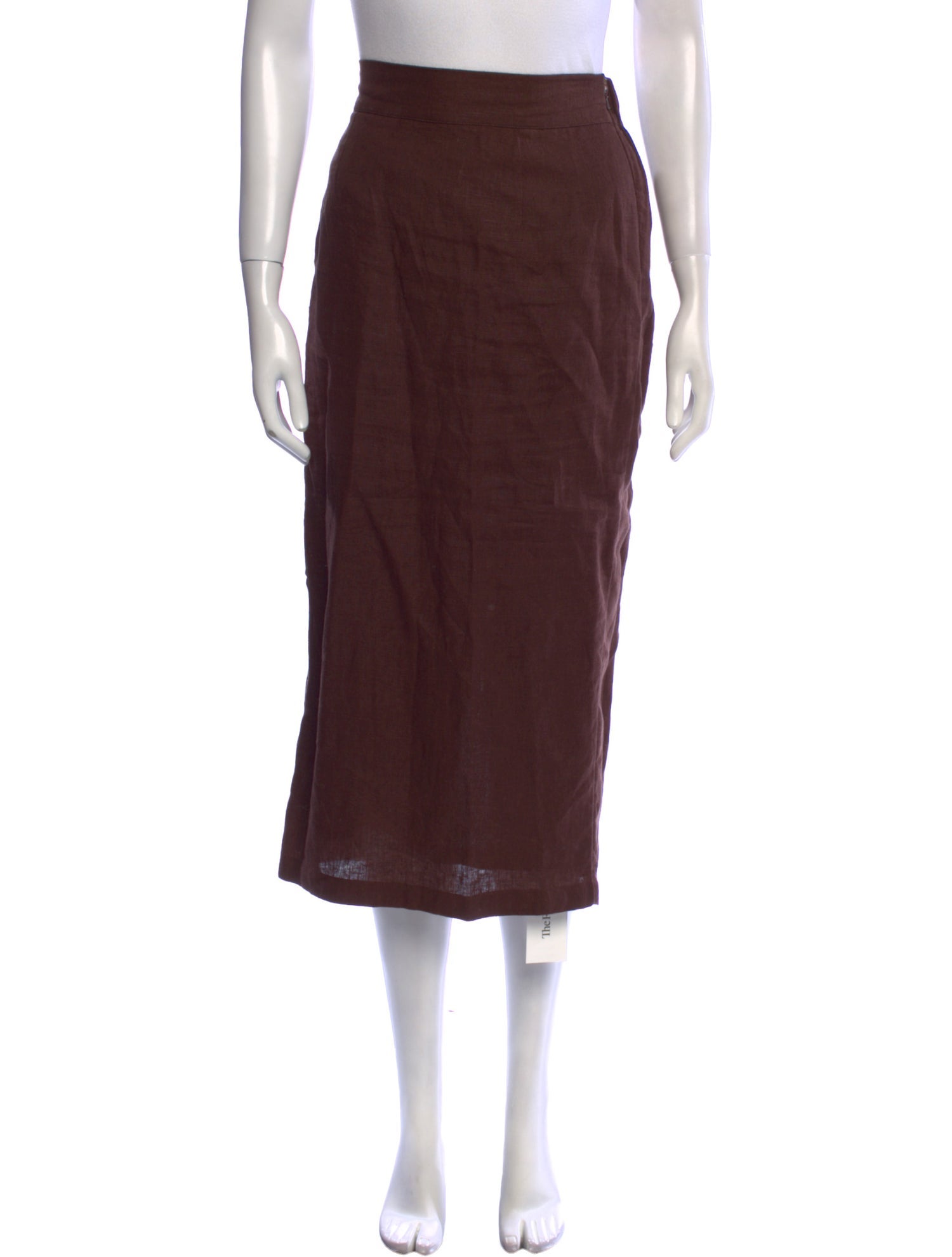 Posse Linen Midi Length Skirt