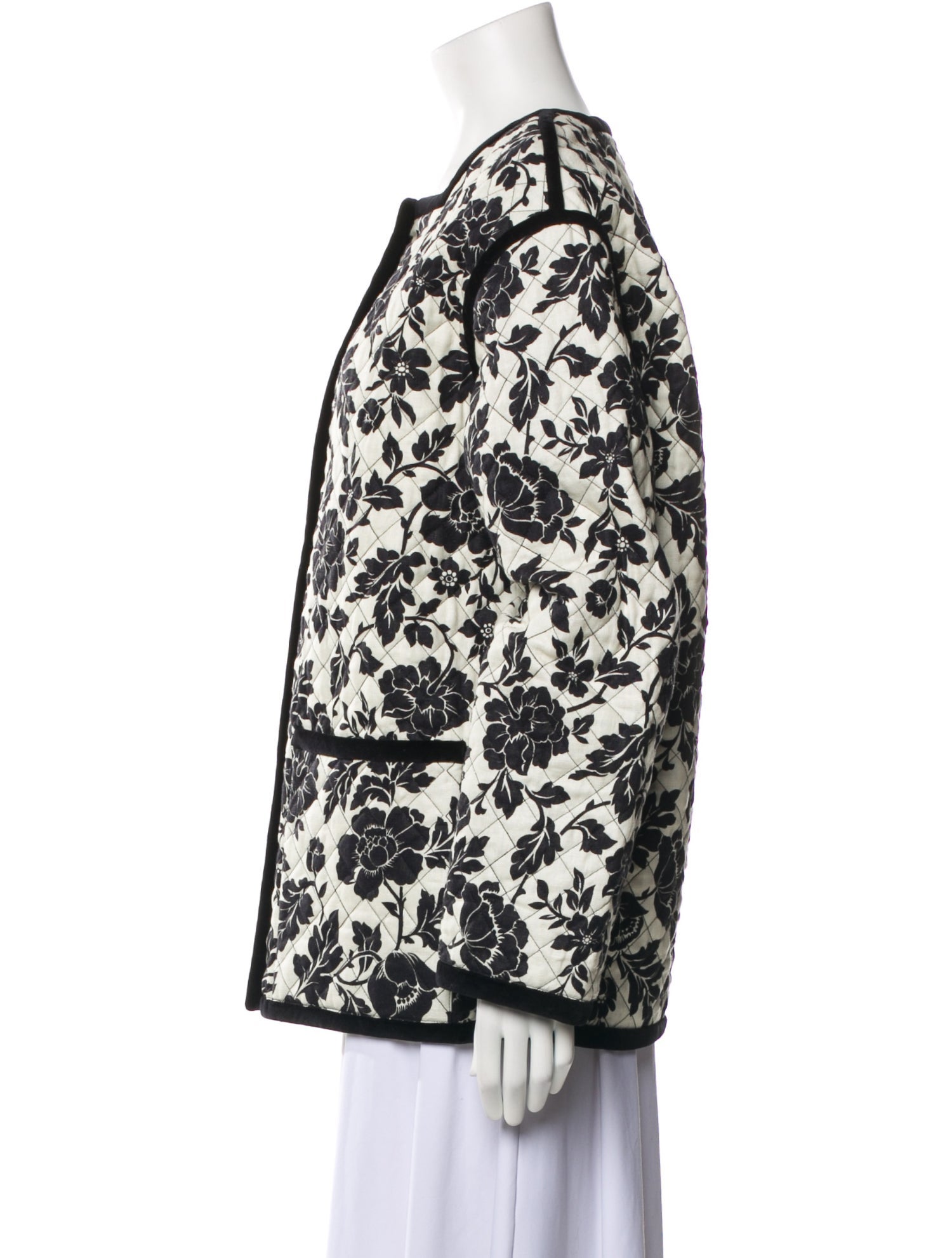 Posse Linen Floral Print Jacket w/ Tags