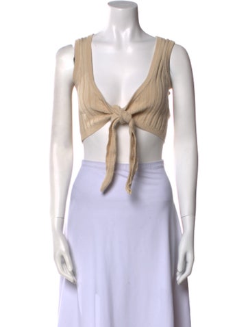 Posse Knitwear Plunge Neckline Sweater XS