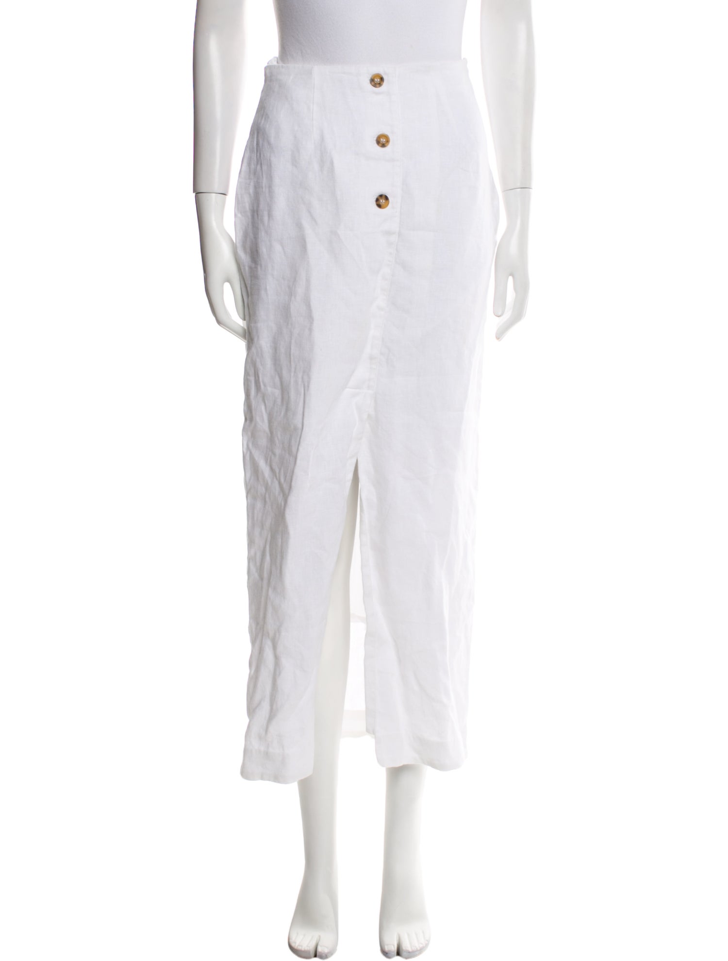 Posse Linen Midi Length Skirt