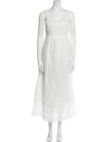 Posse Dresses Square Neckline Long Dress XS