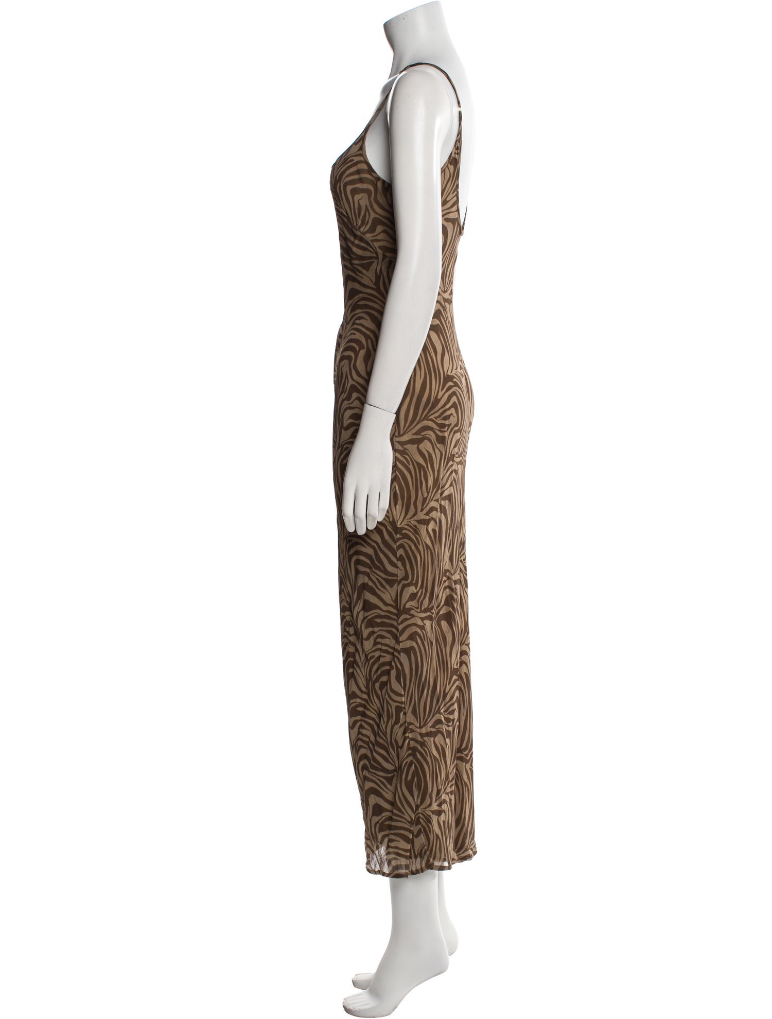 Posse Animal Print Long Dress