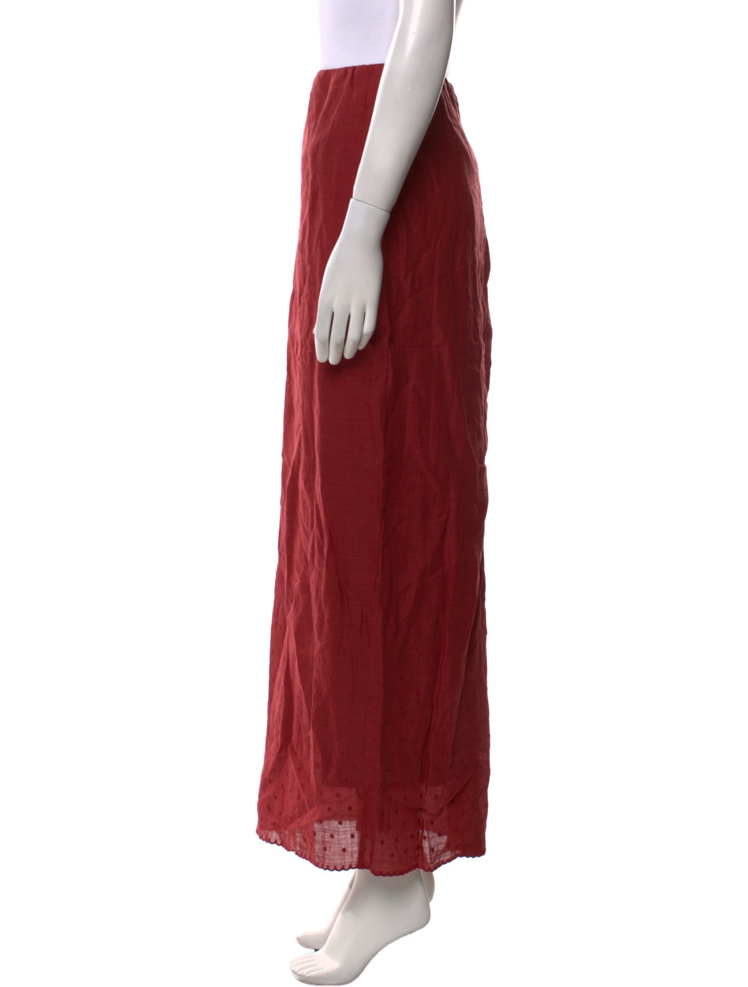 Posse Embroidered Accent Long Skirt w/ Tags