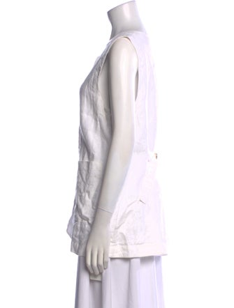 Posse Linen Scoop Neck Top