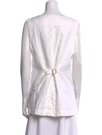 Posse Linen Scoop Neck Top