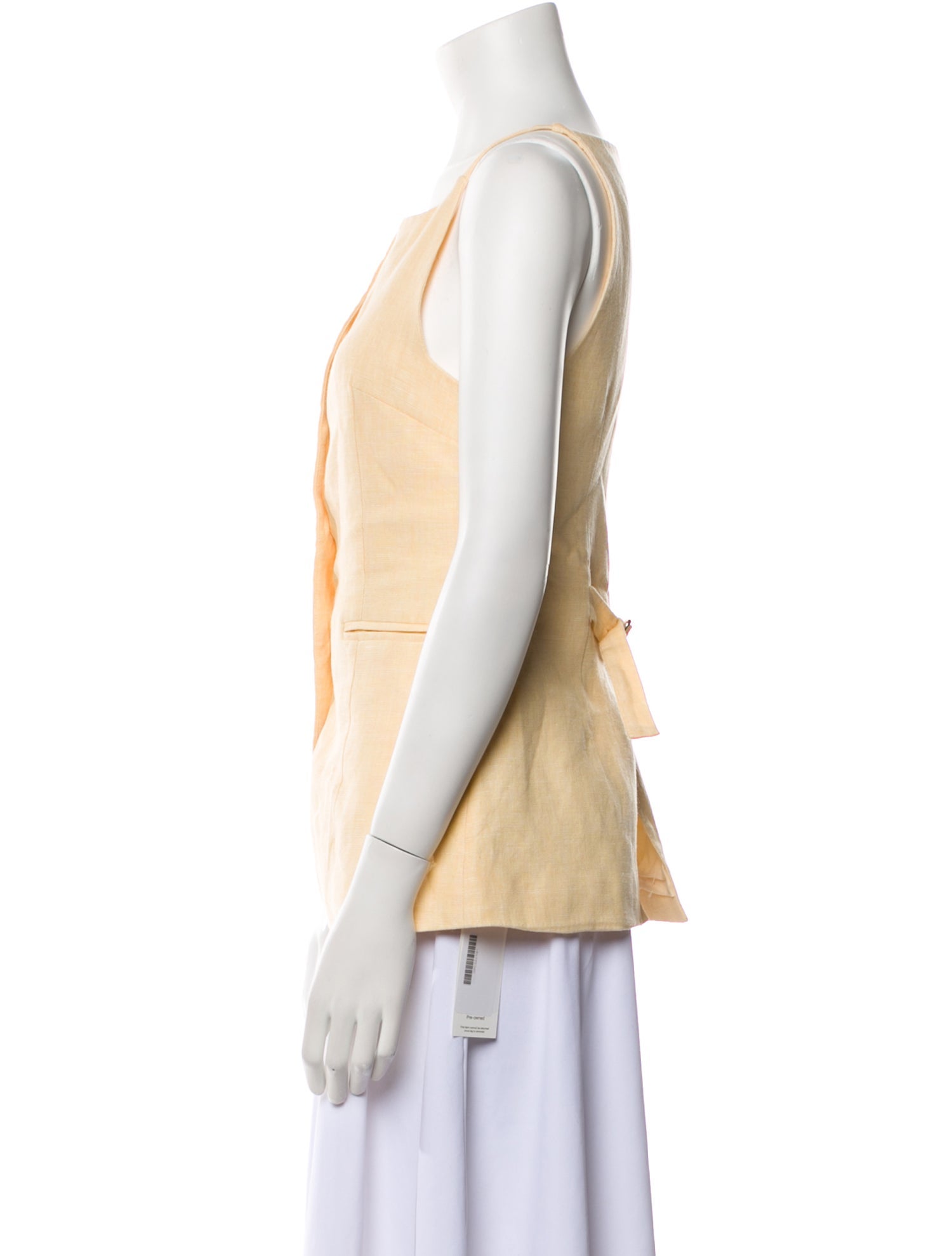 Posse Linen Square Neckline Top