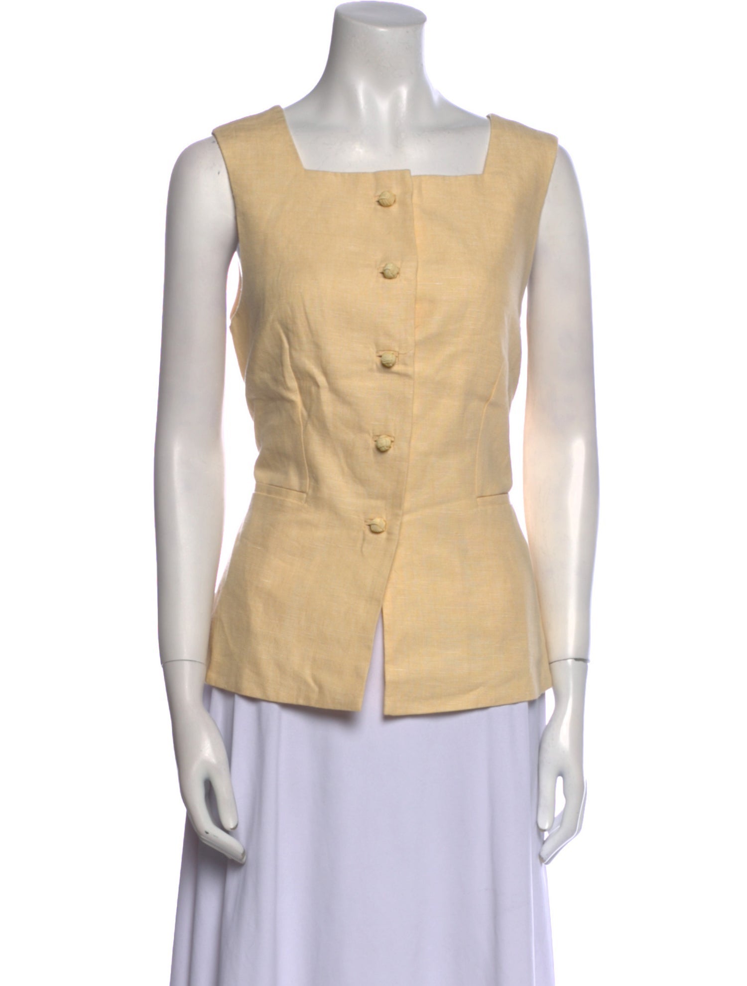 Posse Linen Square Neckline Top w/ Tags