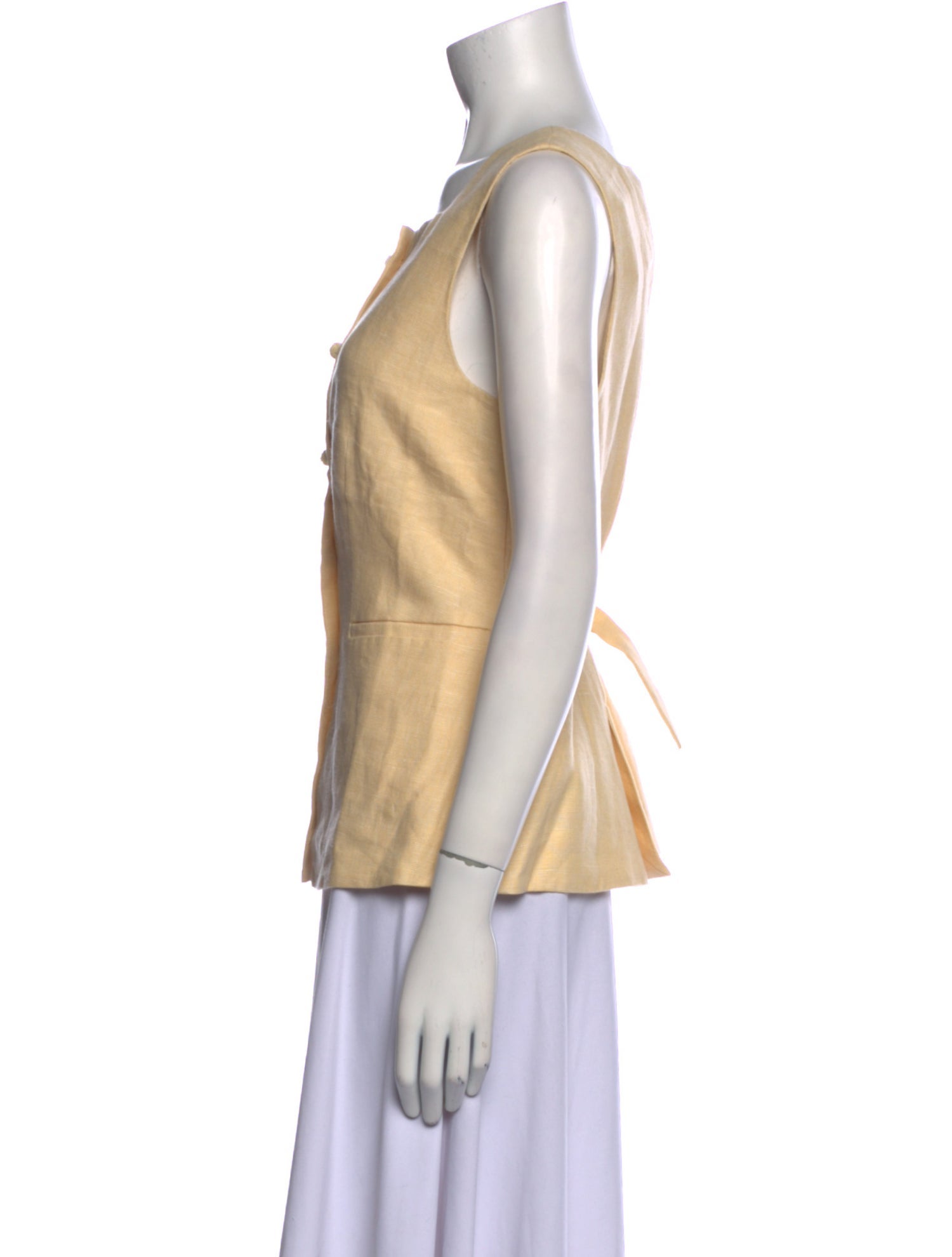 Posse Linen Square Neckline Top w/ Tags