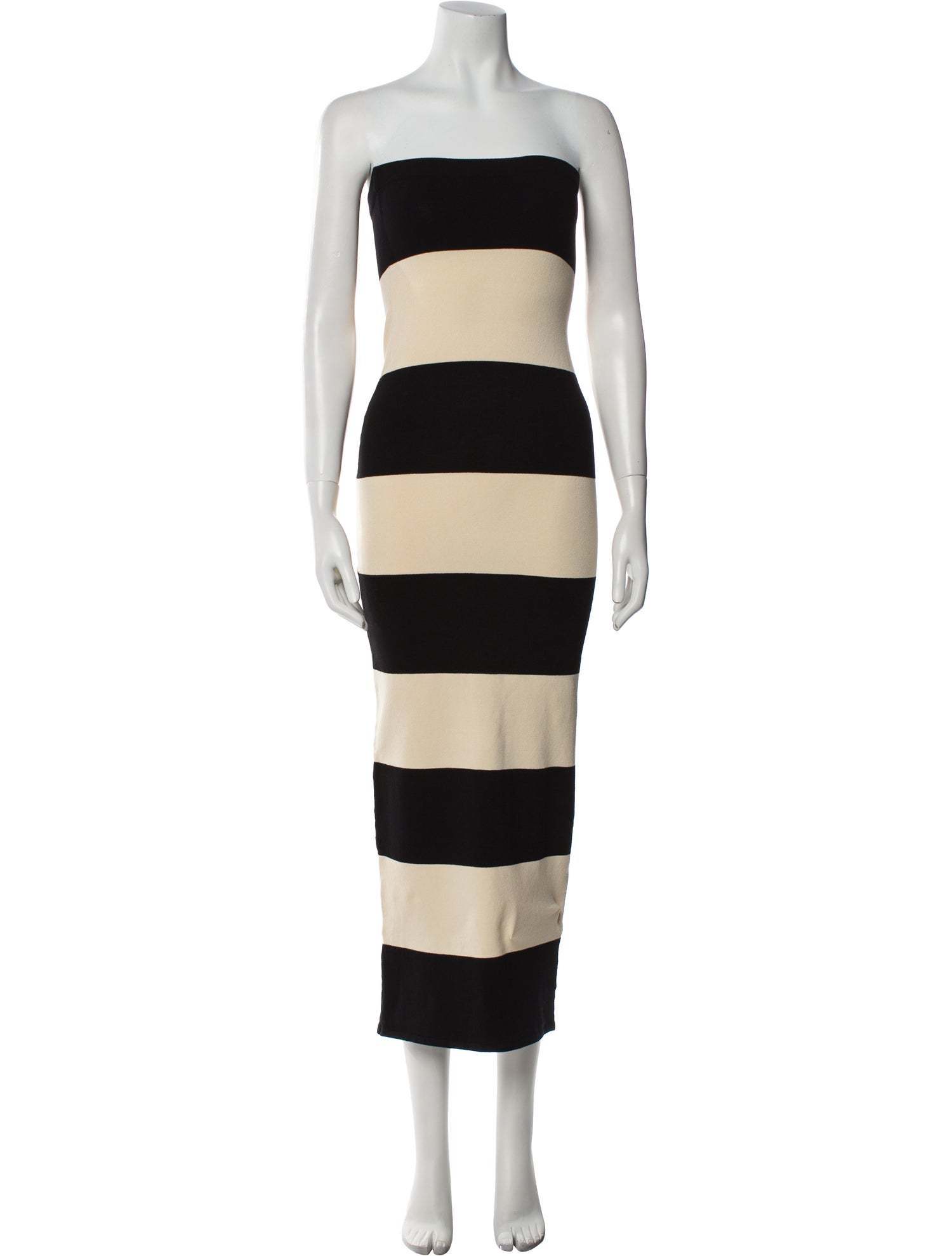 Posse Striped Midi Length Dress