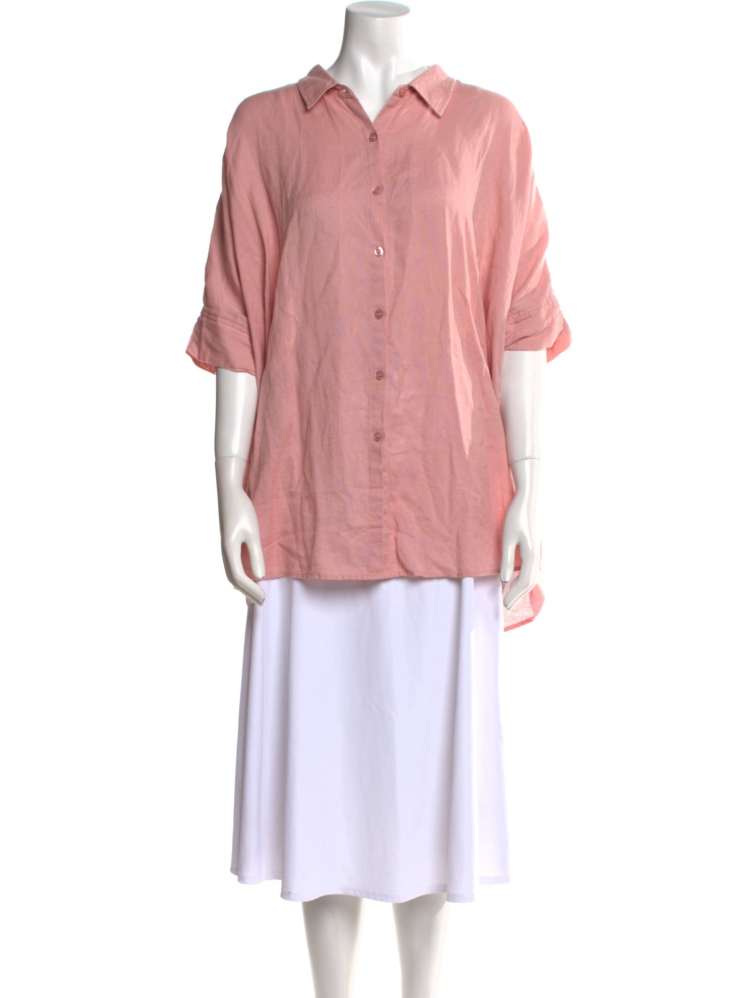 Posse Three-Quarter Sleeve Button-Up Top