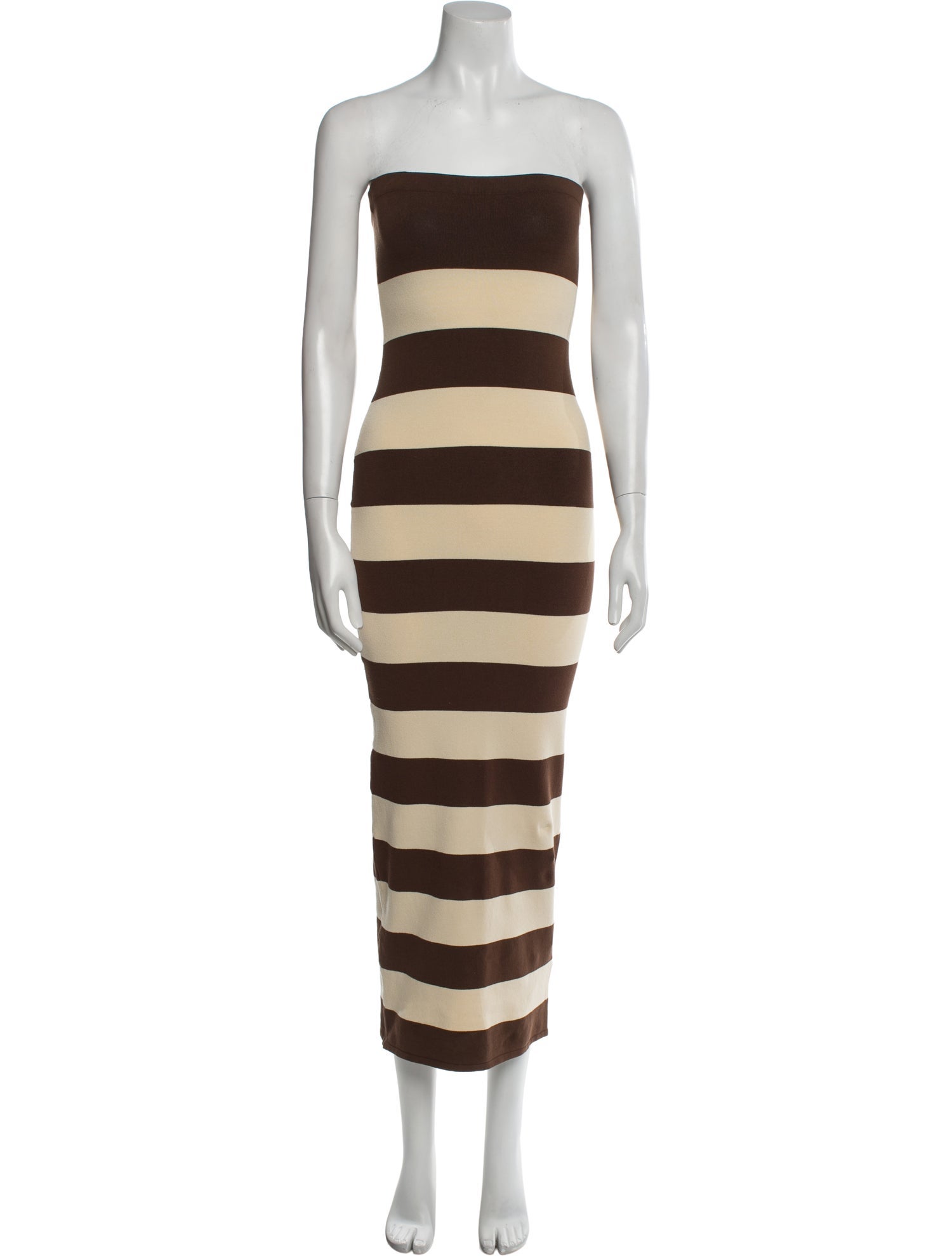 Posse Striped Midi Length Dress