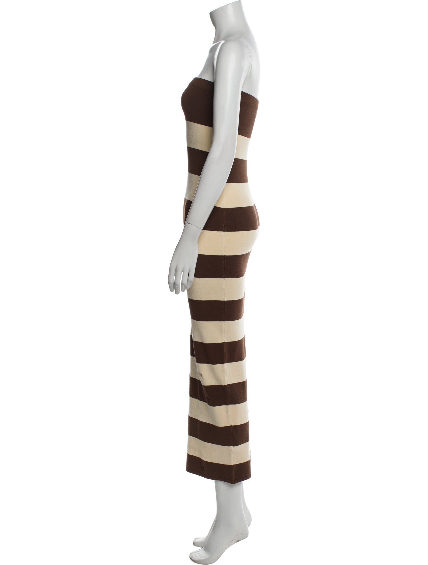 Posse Striped Midi Length Dress