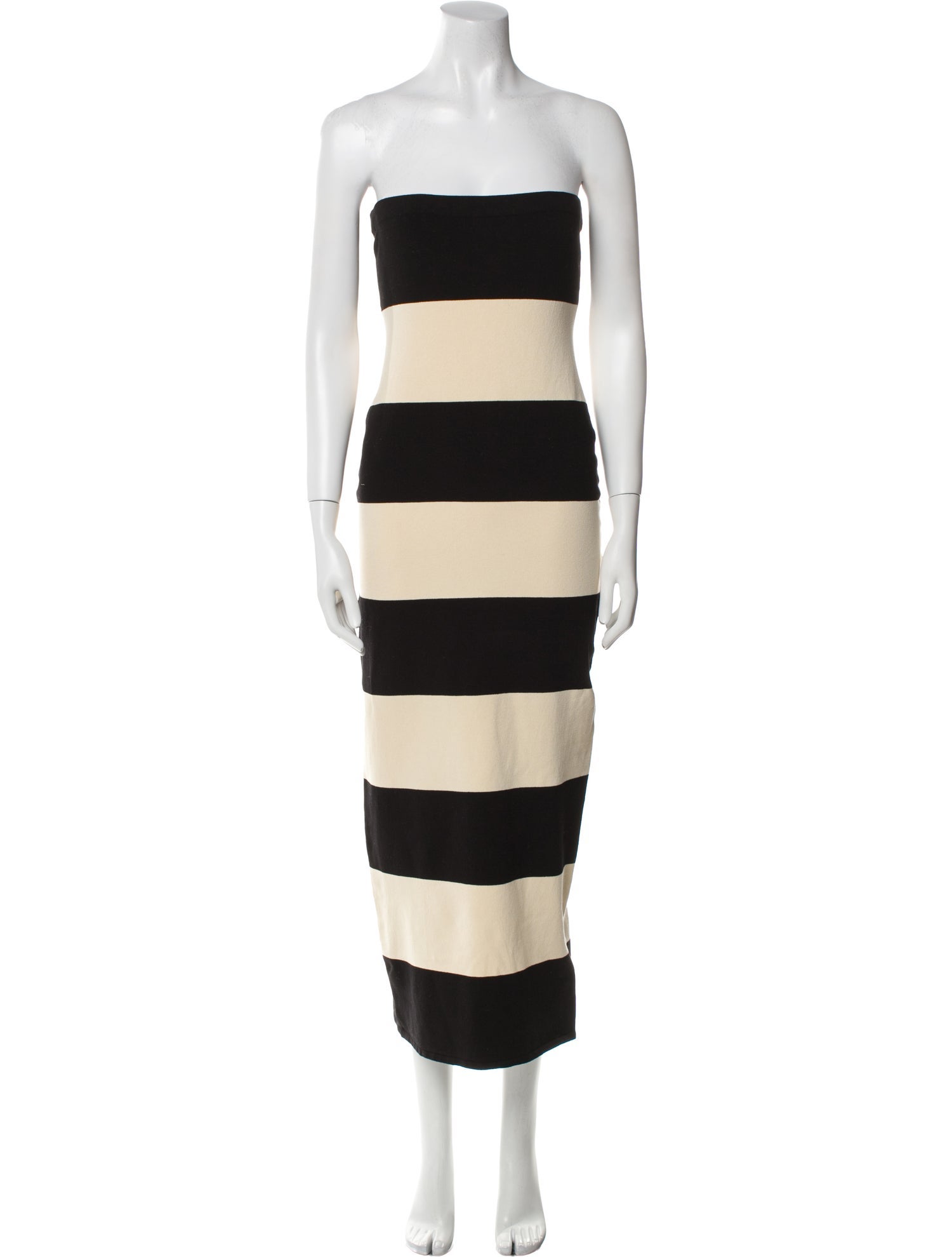 Posse Striped Midi Length Dress