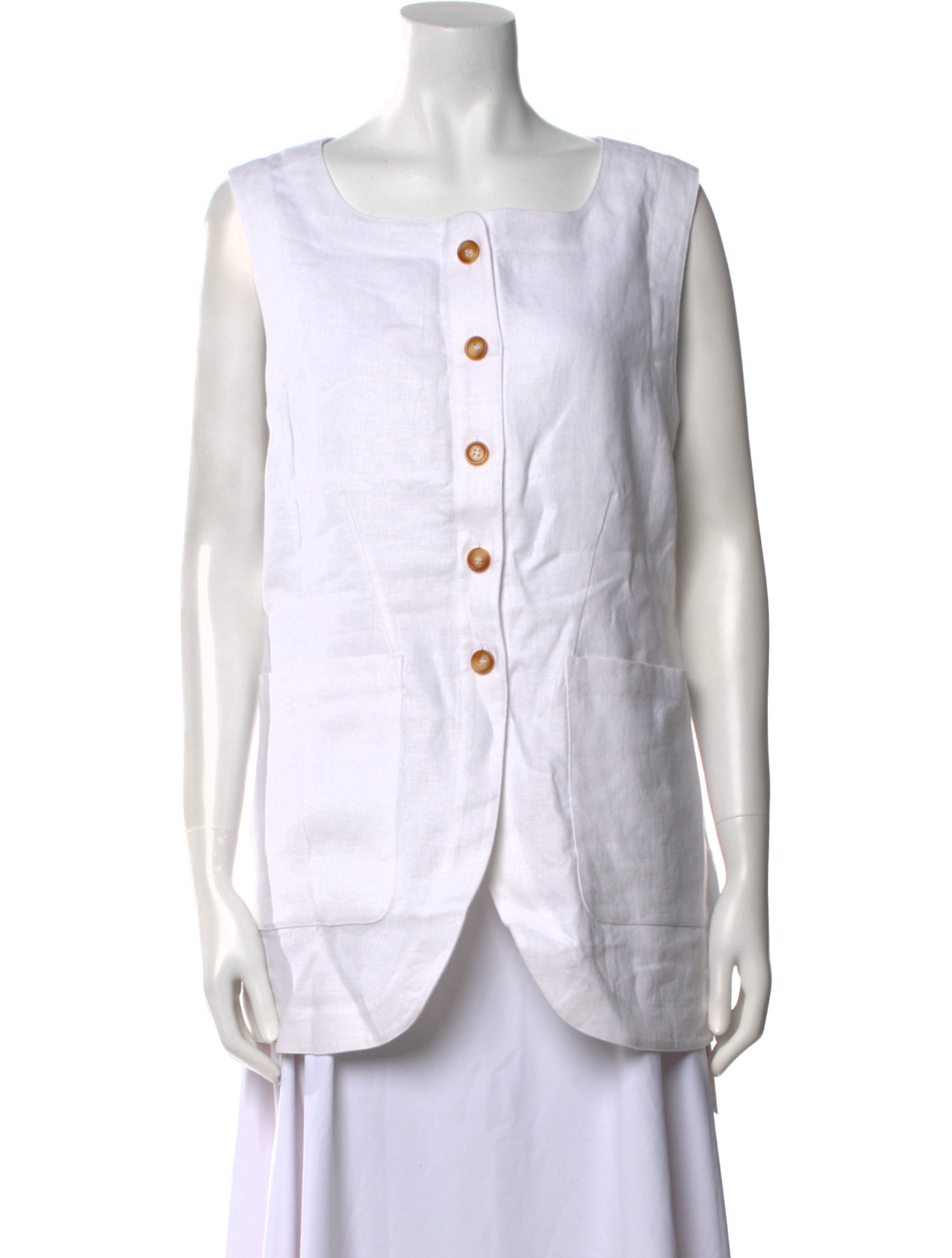 Posse Linen Scoop Neck Tunic w/ Tags