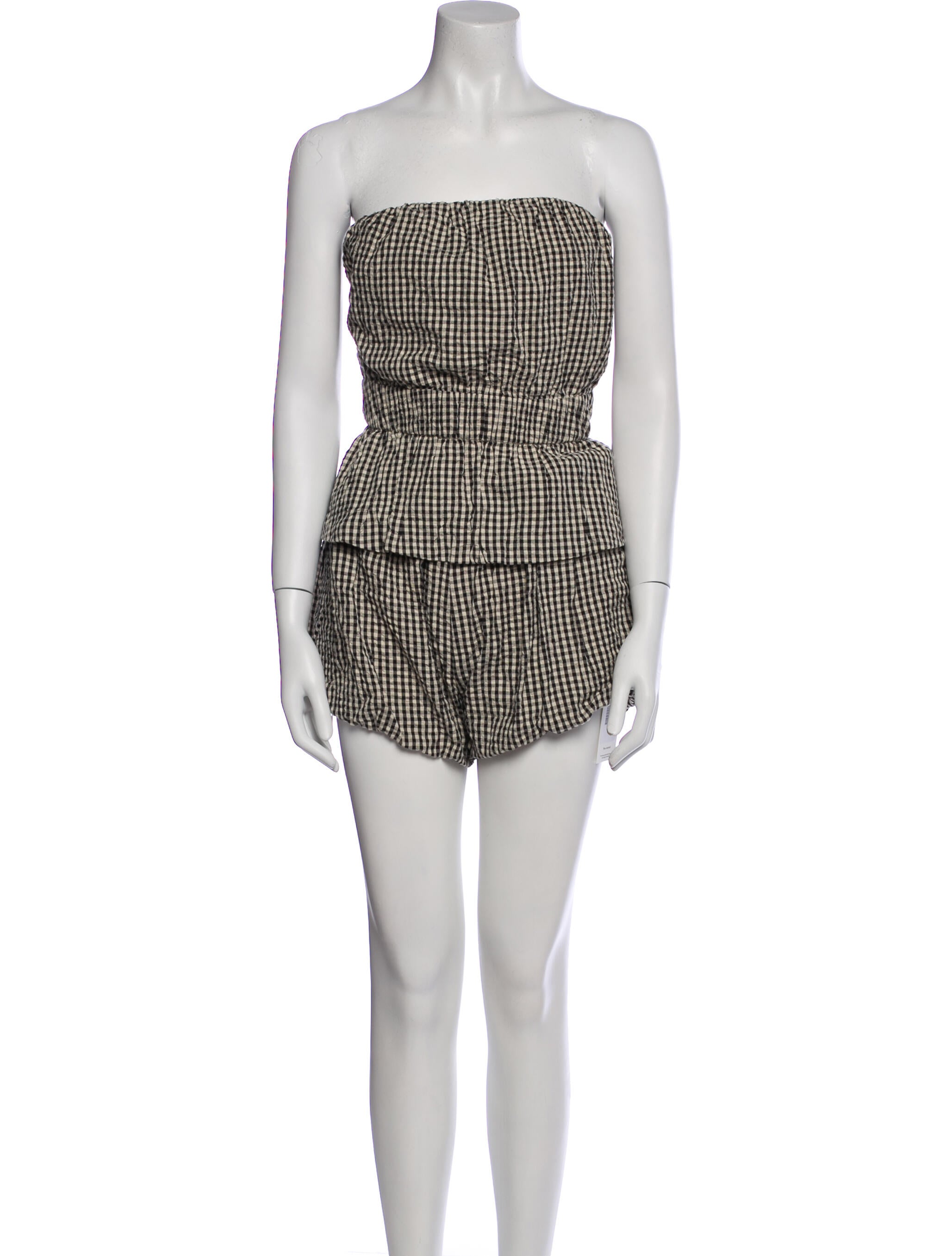 Posse Plaid Print Short Set
