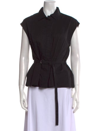 Posse Short Sleeve Button-Up Top