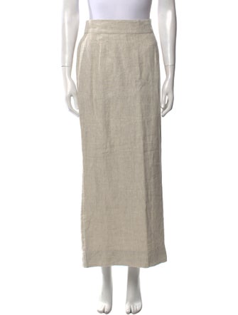 Posse Linen Midi Length Skirt