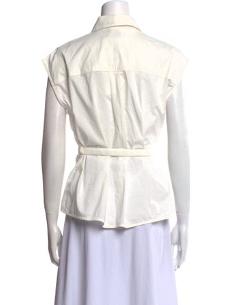 Posse Short Sleeve Button-Up Top