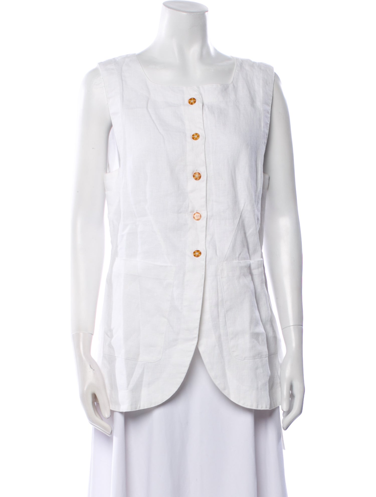 Posse Linen Sleeveless Tunic w/ Tags