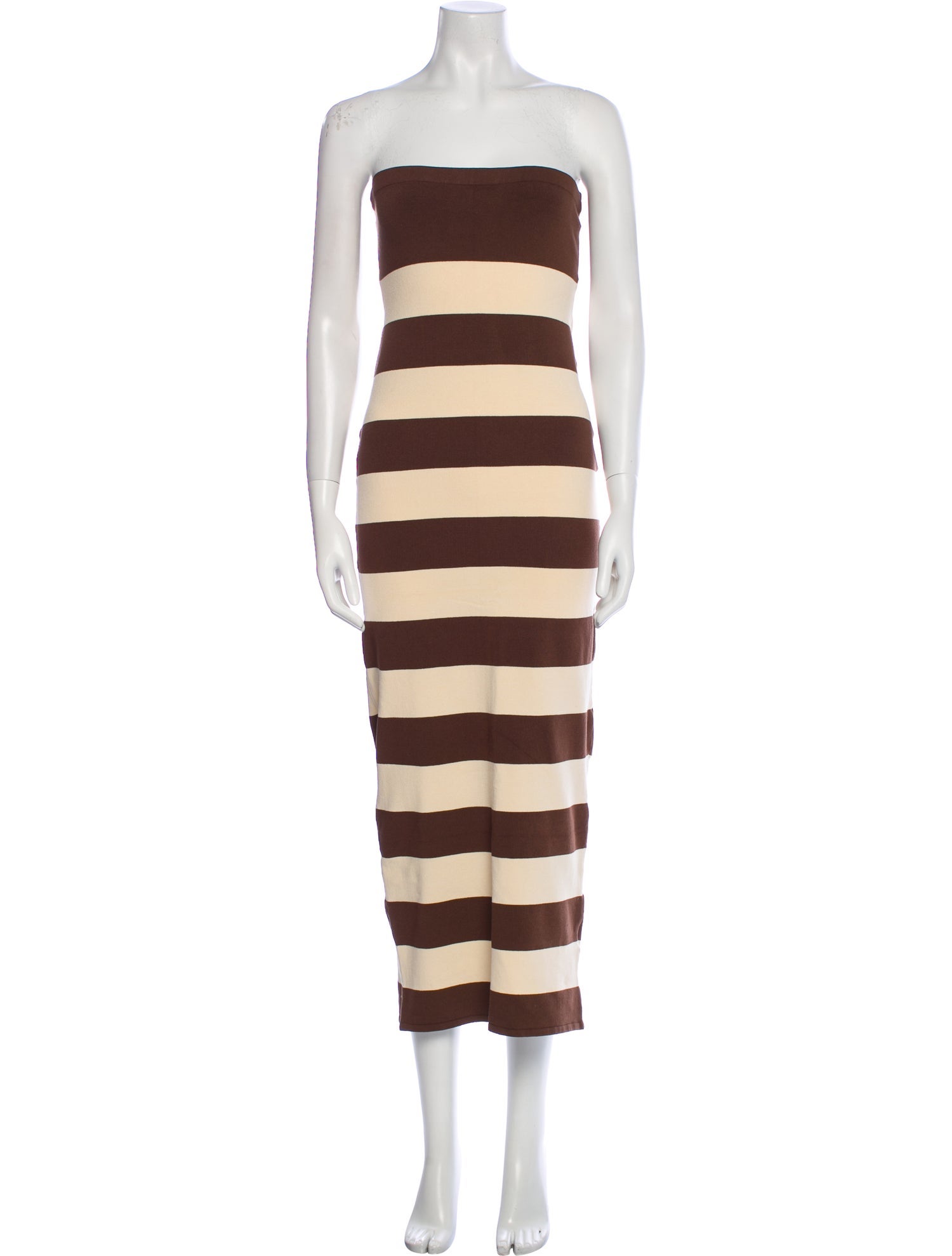 Posse Striped Midi Length Dress