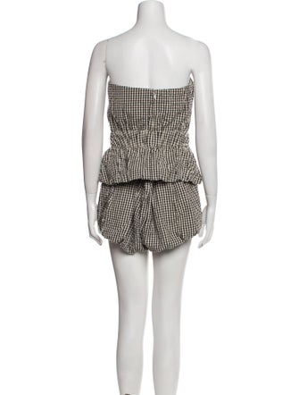 Posse Plaid Print Short Set