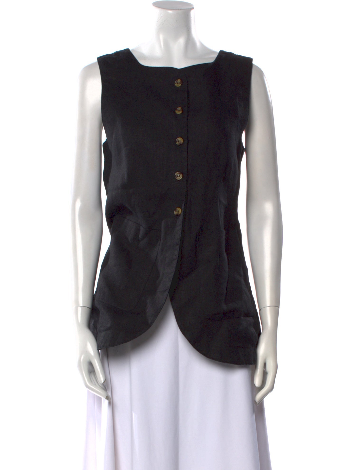 Posse Linen Square Neckline Tunic