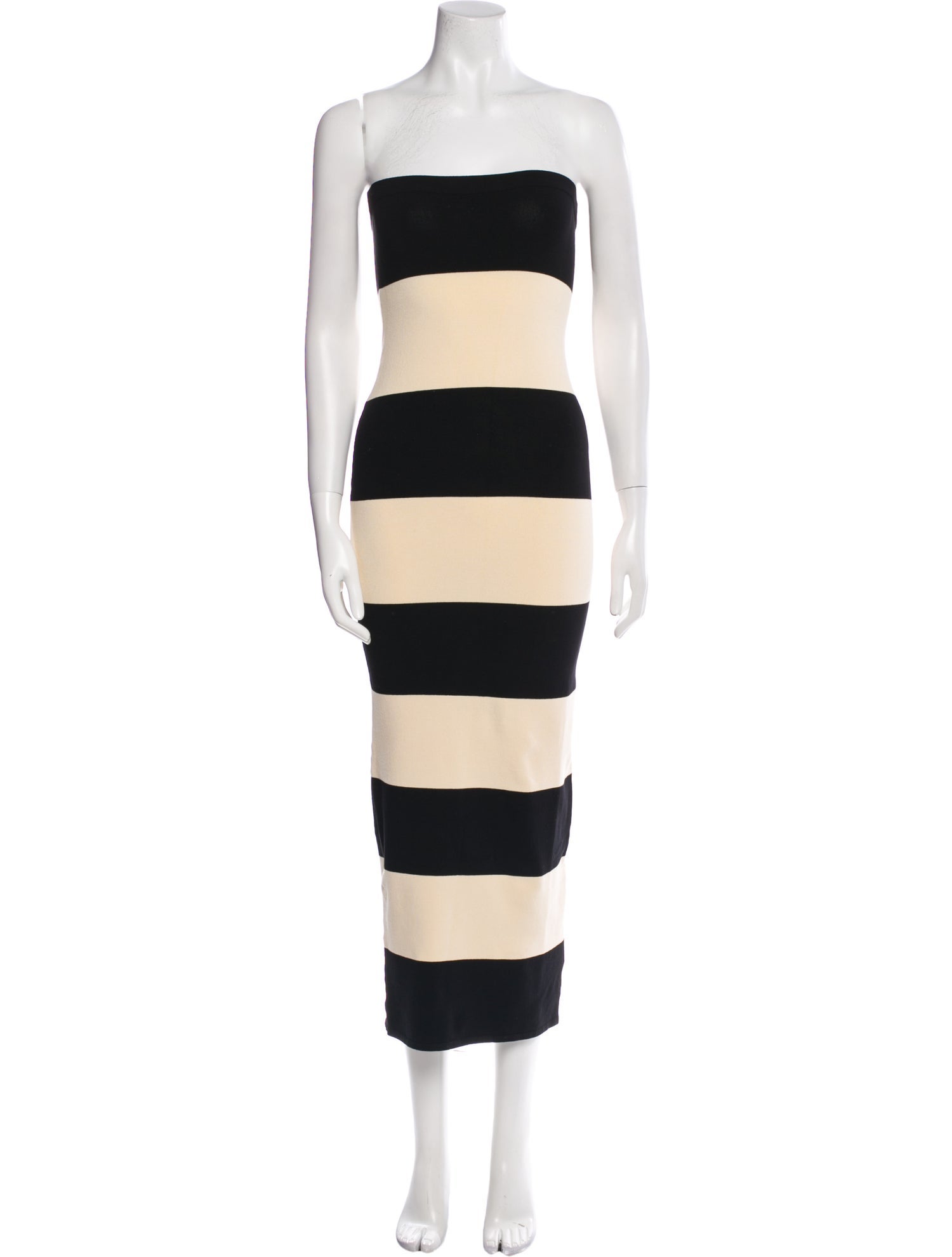 Posse Striped Midi Length Dress