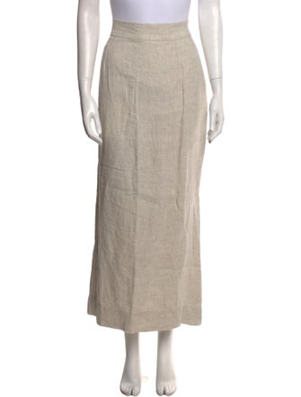 Posse Linen Midi Length Skirt