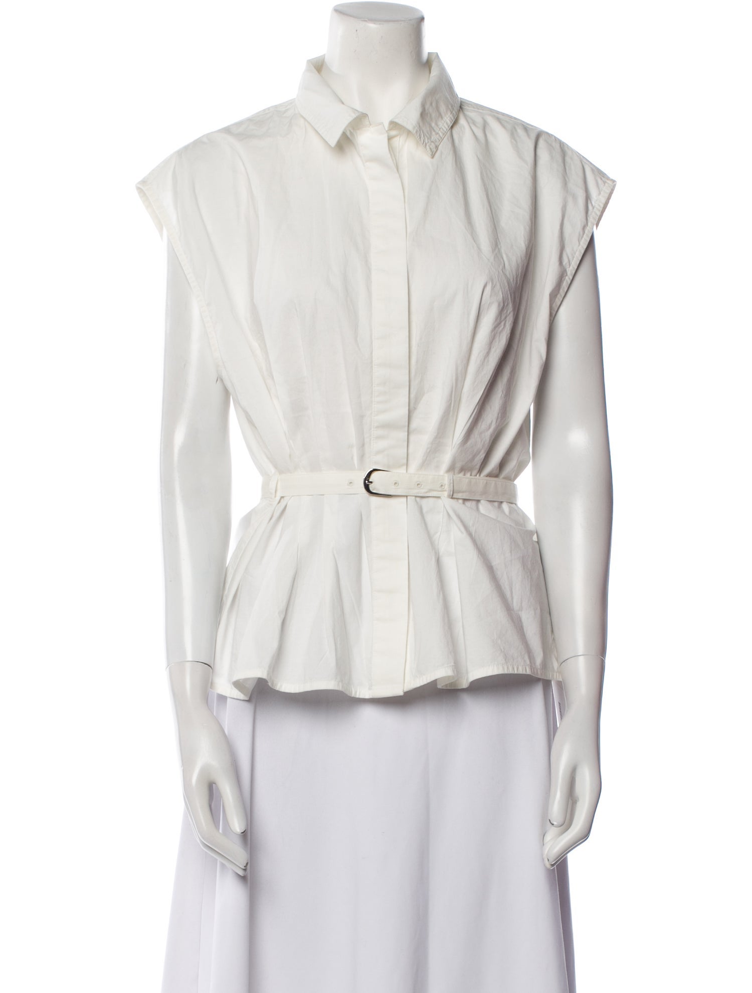 Posse Short Sleeve Button-Up Top