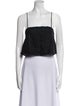 Posse Linen Square Neckline Crop Top