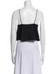 Posse Linen Square Neckline Crop Top