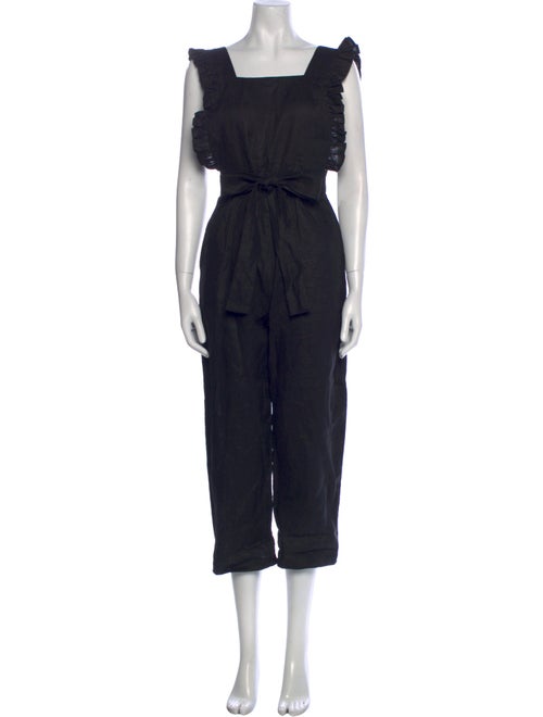 Posse Linen Square Neckline Jumpsuit