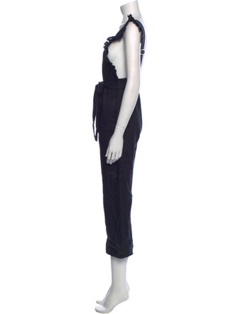 Posse Linen Square Neckline Jumpsuit