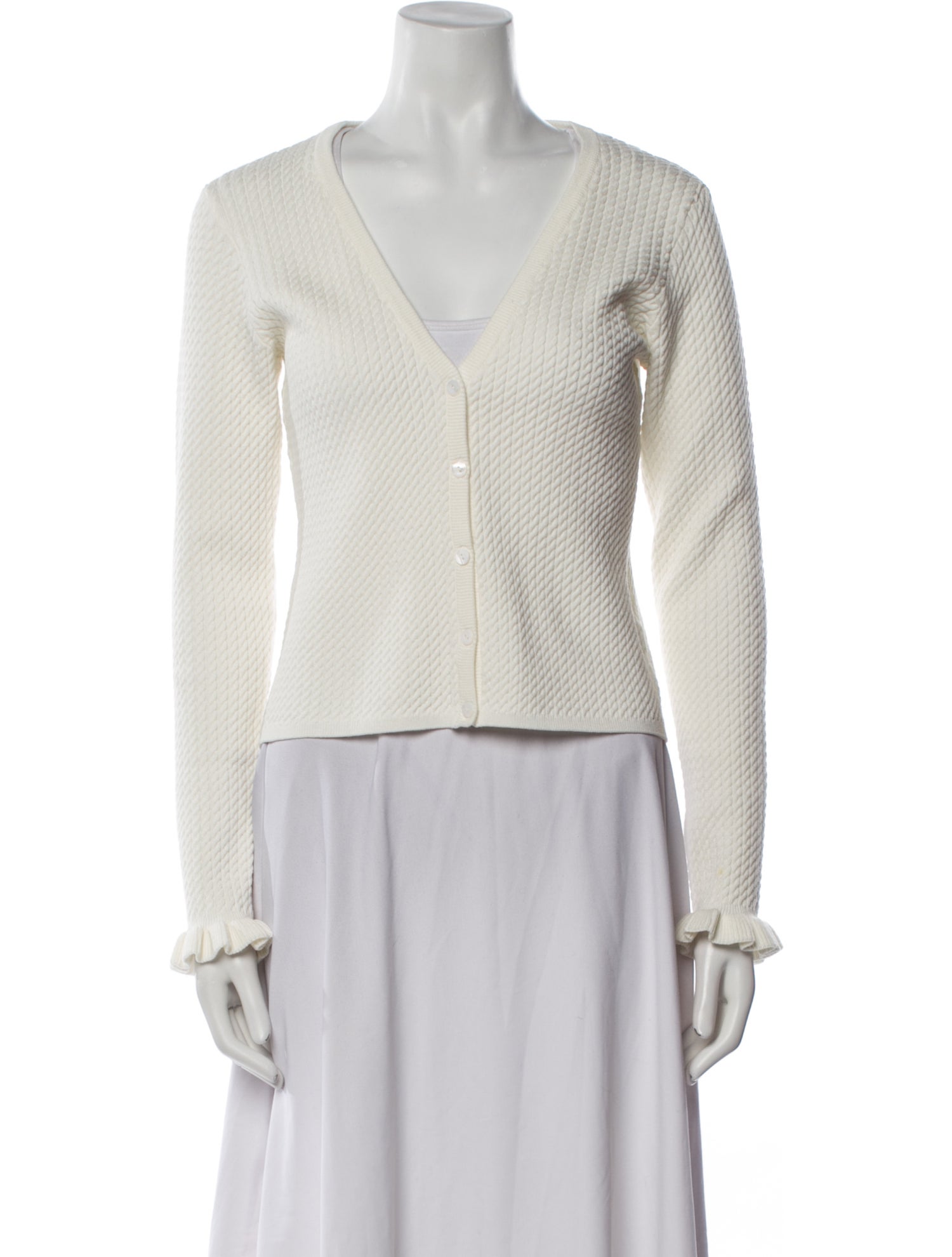 Posse Cable Knit V-Neck Sweater