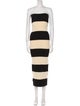 Posse Striped Midi Length Dress
