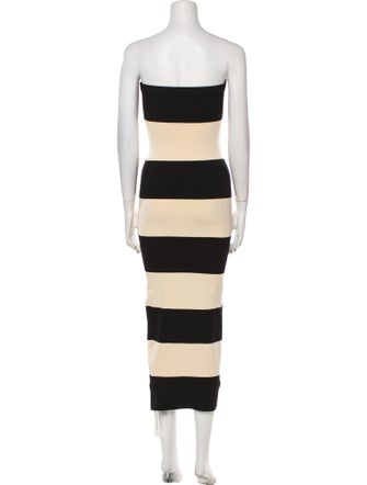 Posse Striped Midi Length Dress