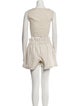 Posse Linen Ruffle Embellishment Short Set