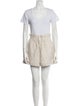 Posse Linen Ruffle Embellishment Short Set