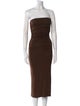 Posse Strapless Midi Length Dress