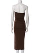 Posse Strapless Midi Length Dress