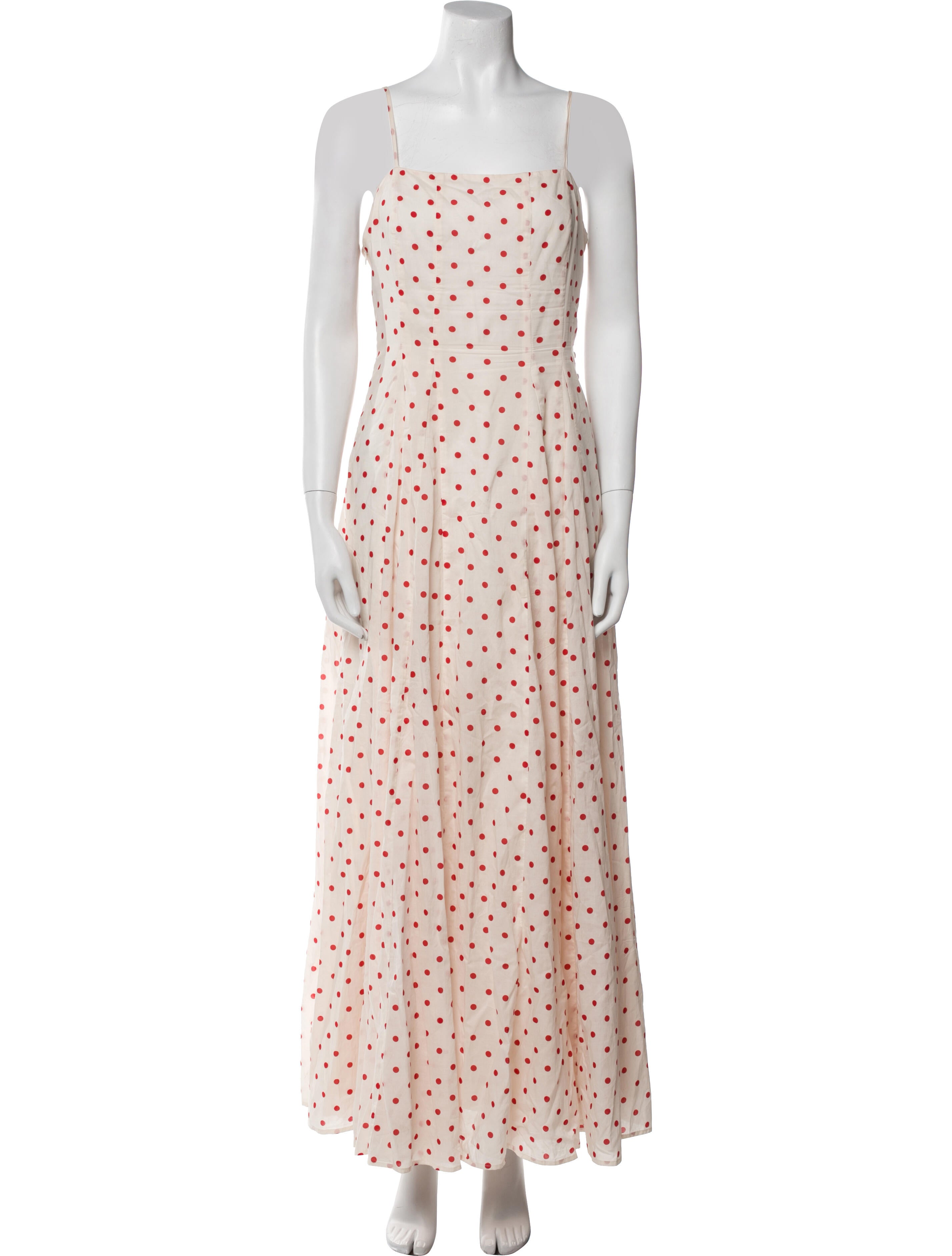 Posse Polka Dot Print Long Dress