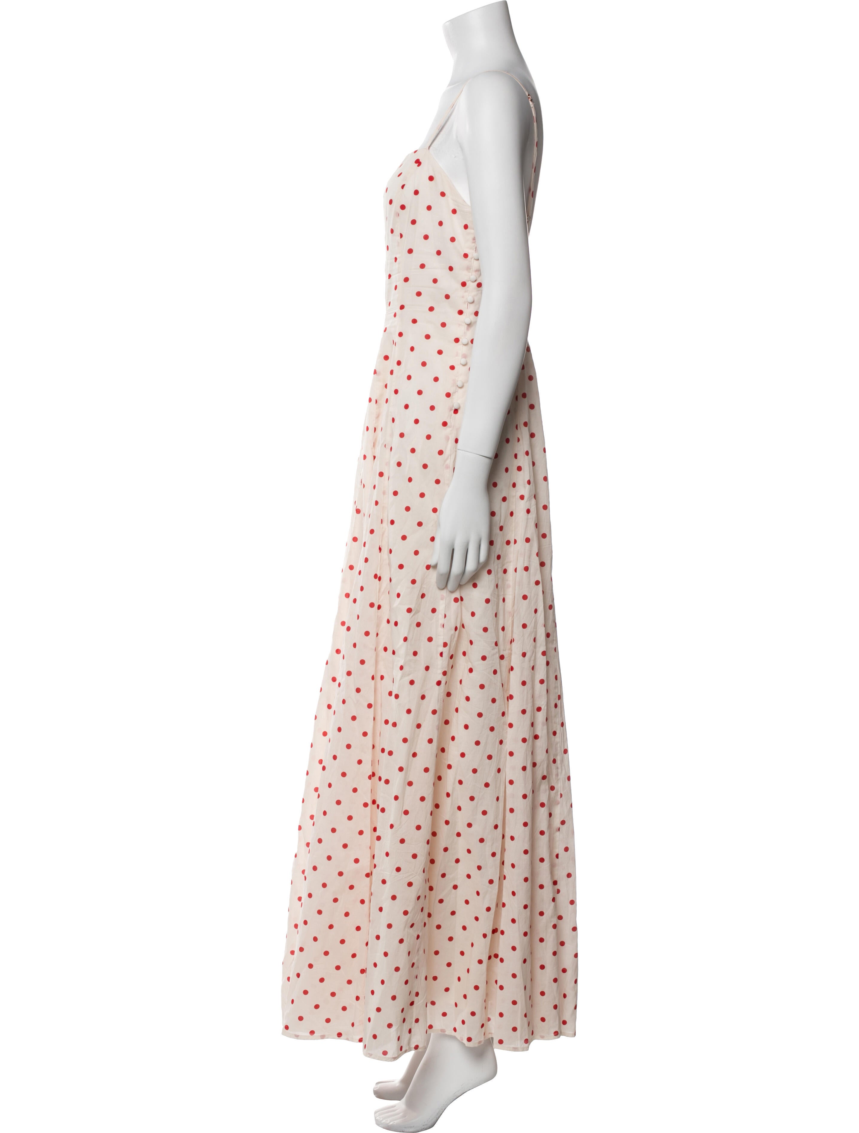 Posse Polka Dot Print Long Dress