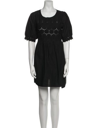 Posse Scoop Neck Mini Dress