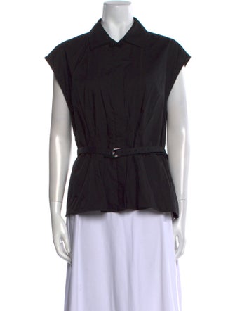 Posse Short Sleeve Button-Up Top